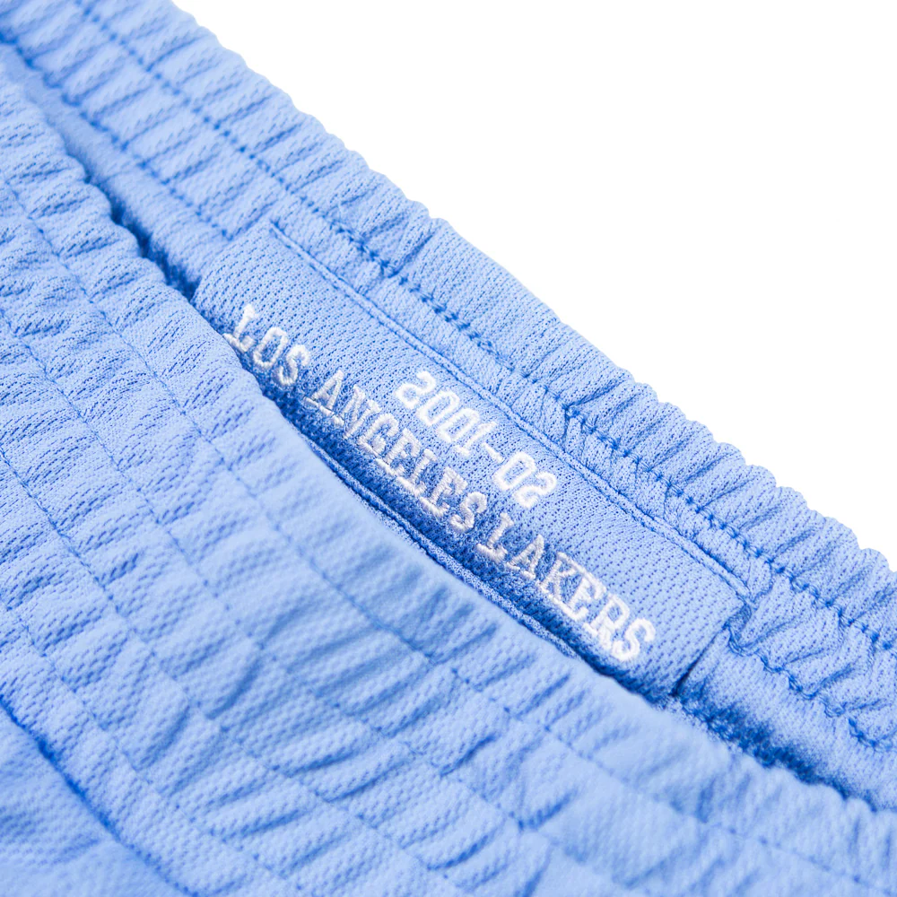 01-02 Los Angeles Lakers Hardwood Classic Authentic Short (Light Blue) - Image 2