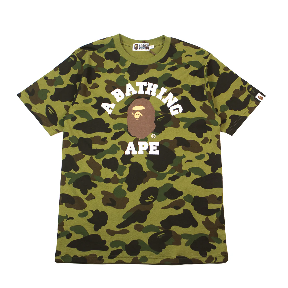 1st Camo College Tee (Green)