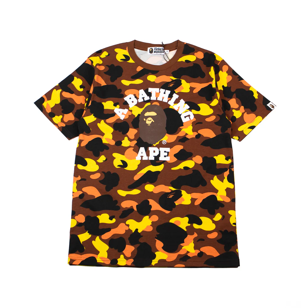 1st Camo College Tee (Orange)