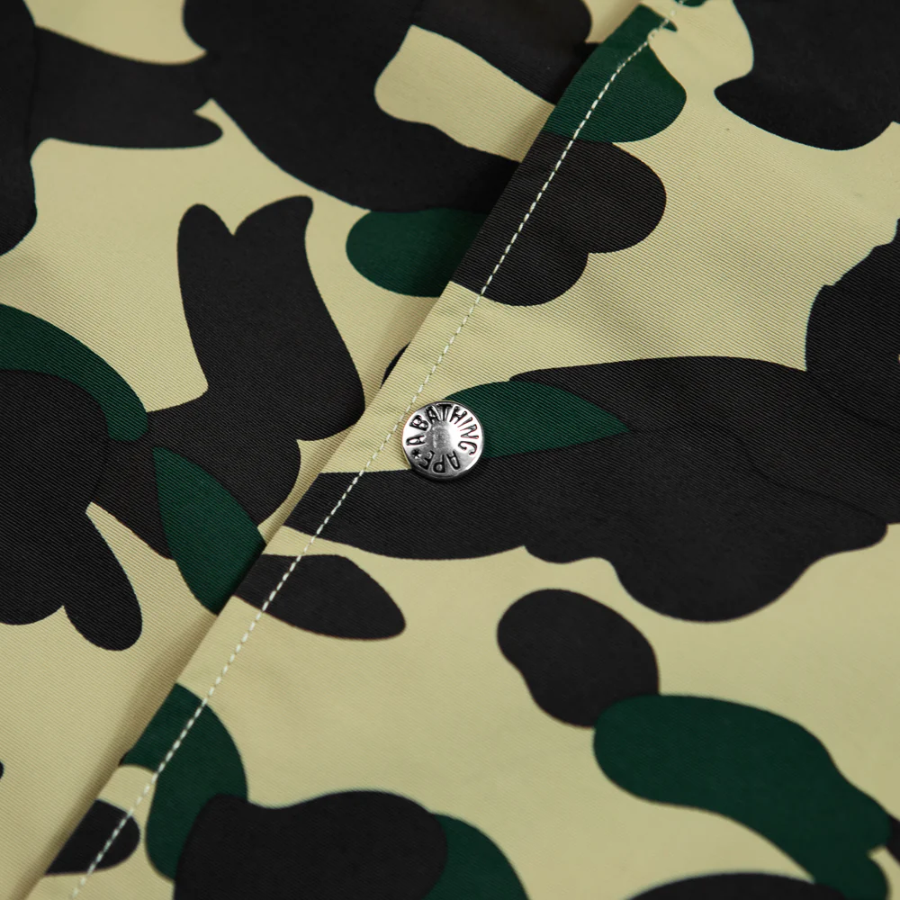 1st Camo Nylon Tussah Coach Jacket (Yellow) - Image 3
