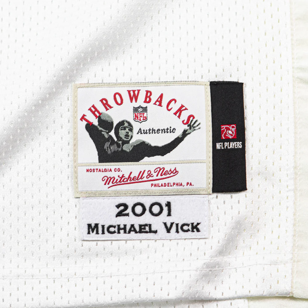 2001 Michael Vick Atlanta Falcons NFL Authentic Jersey (White) - Image 3