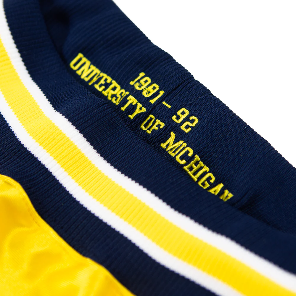 91-92 Michigan Authentic Short (Yellow) - Image 2