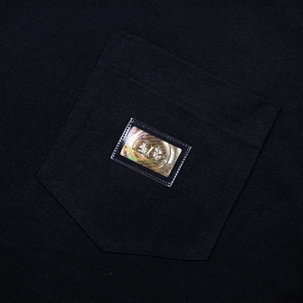 Abc 123. Lightweight S/S Pocket Tee (Anthracite Black) - Image 2