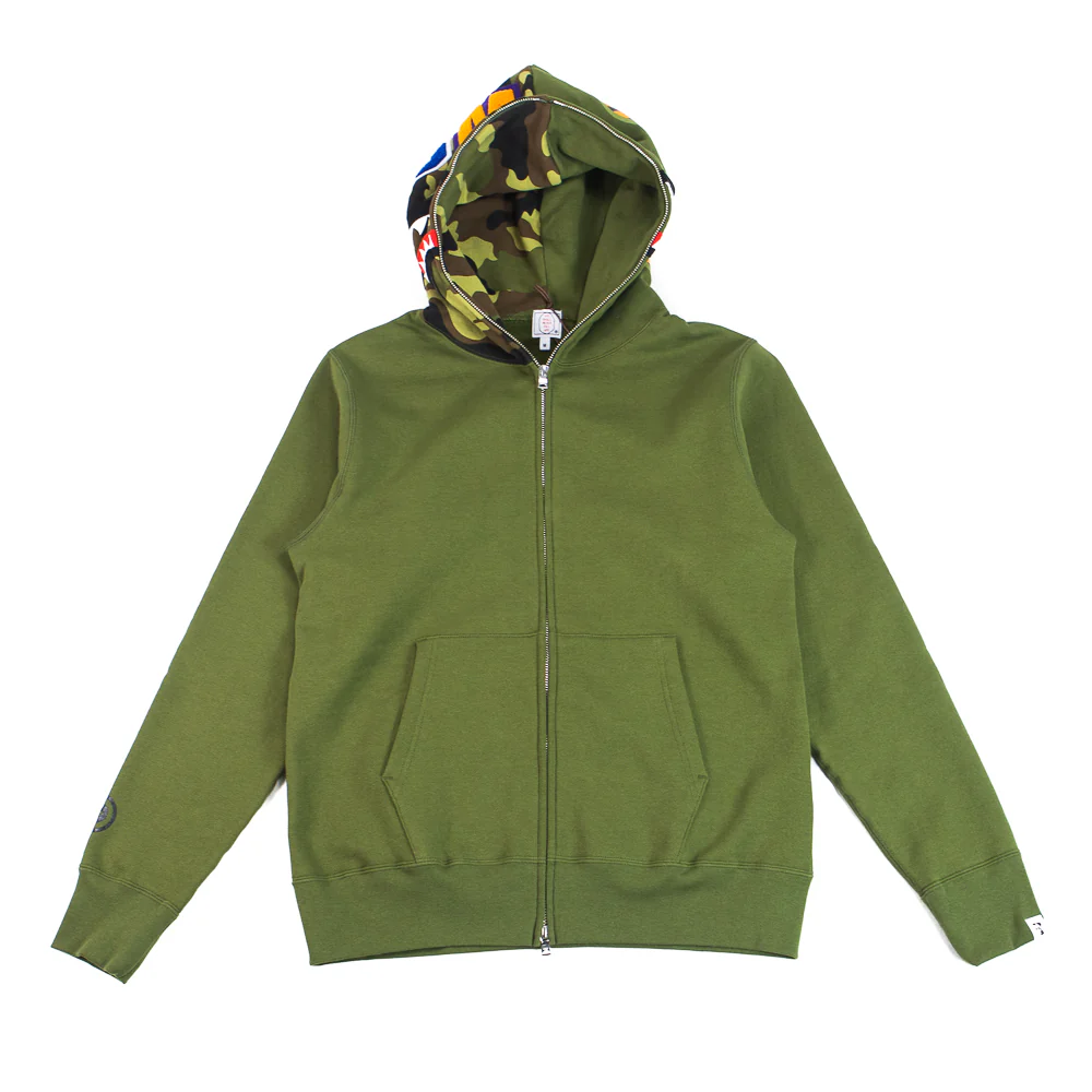 ABC Shark Full Zip Hoodie (Green) - Image 2
