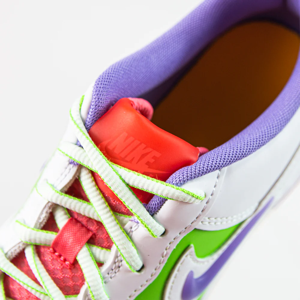 Air Force 1 LV8 1 GS (White/White-Space Purple) - Image 6