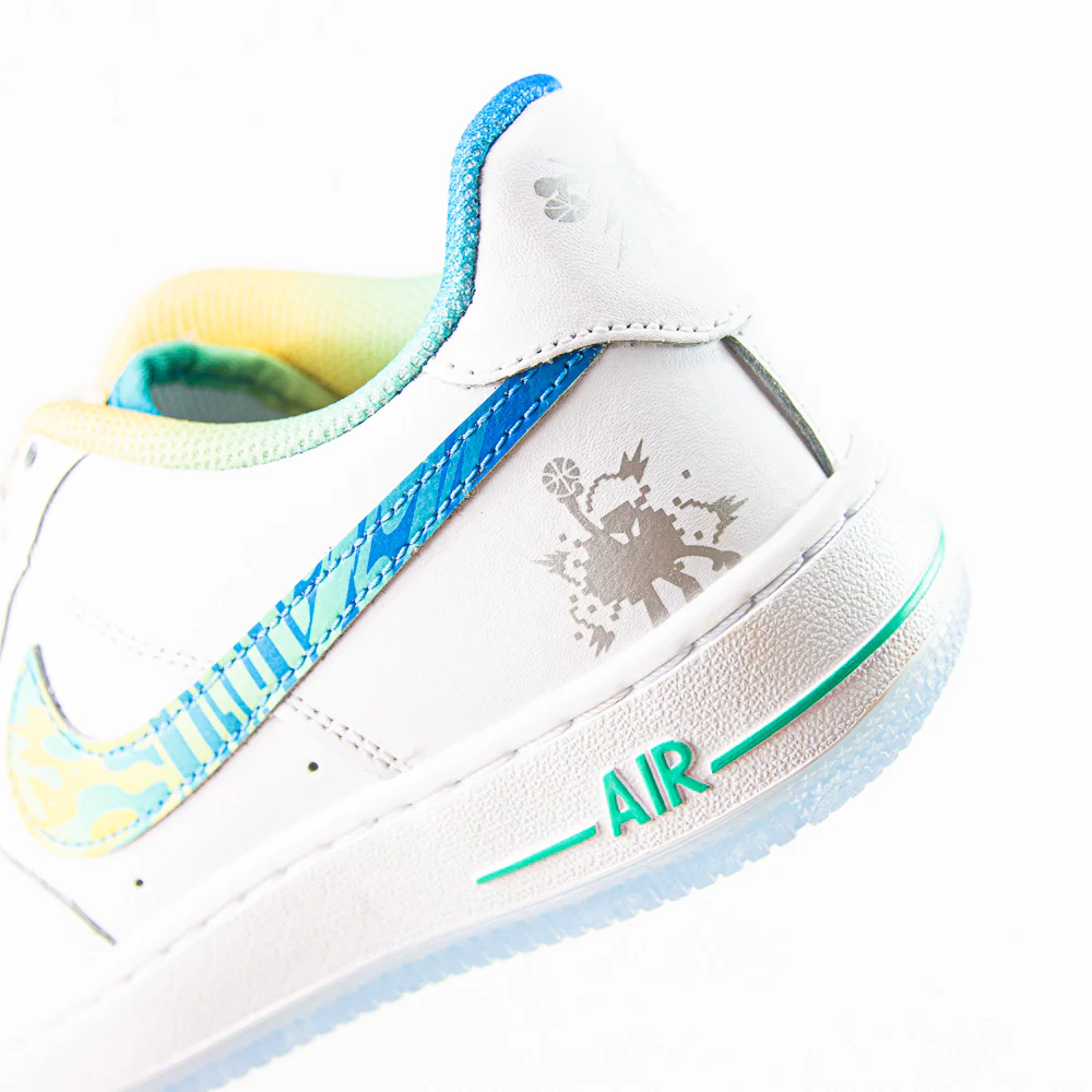 Air Force 1 LV8 GS (White/Multi-Color/White) - Image 4