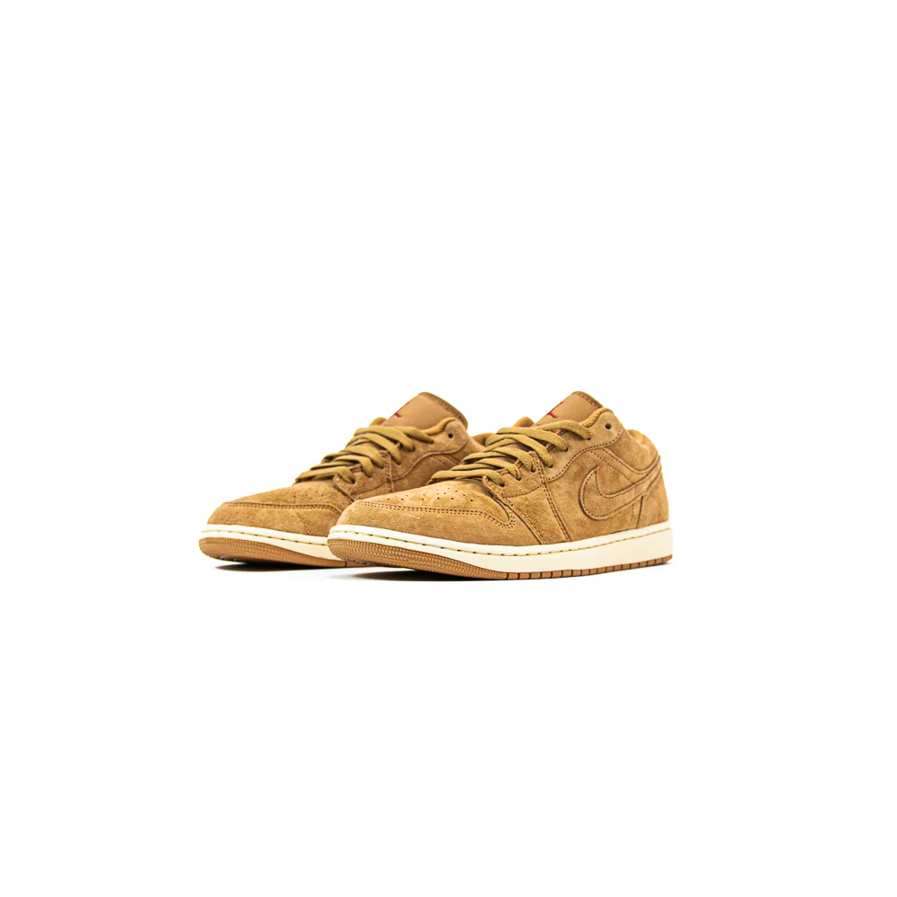 Air Jordan 1 Low SE (Flax/Flax-Varsity Red-Muslin) - Image 2