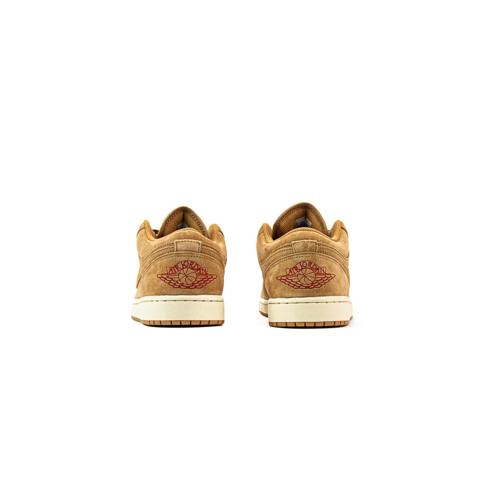 Air Jordan 1 Low SE (Flax/Flax-Varsity Red-Muslin) - Image 3