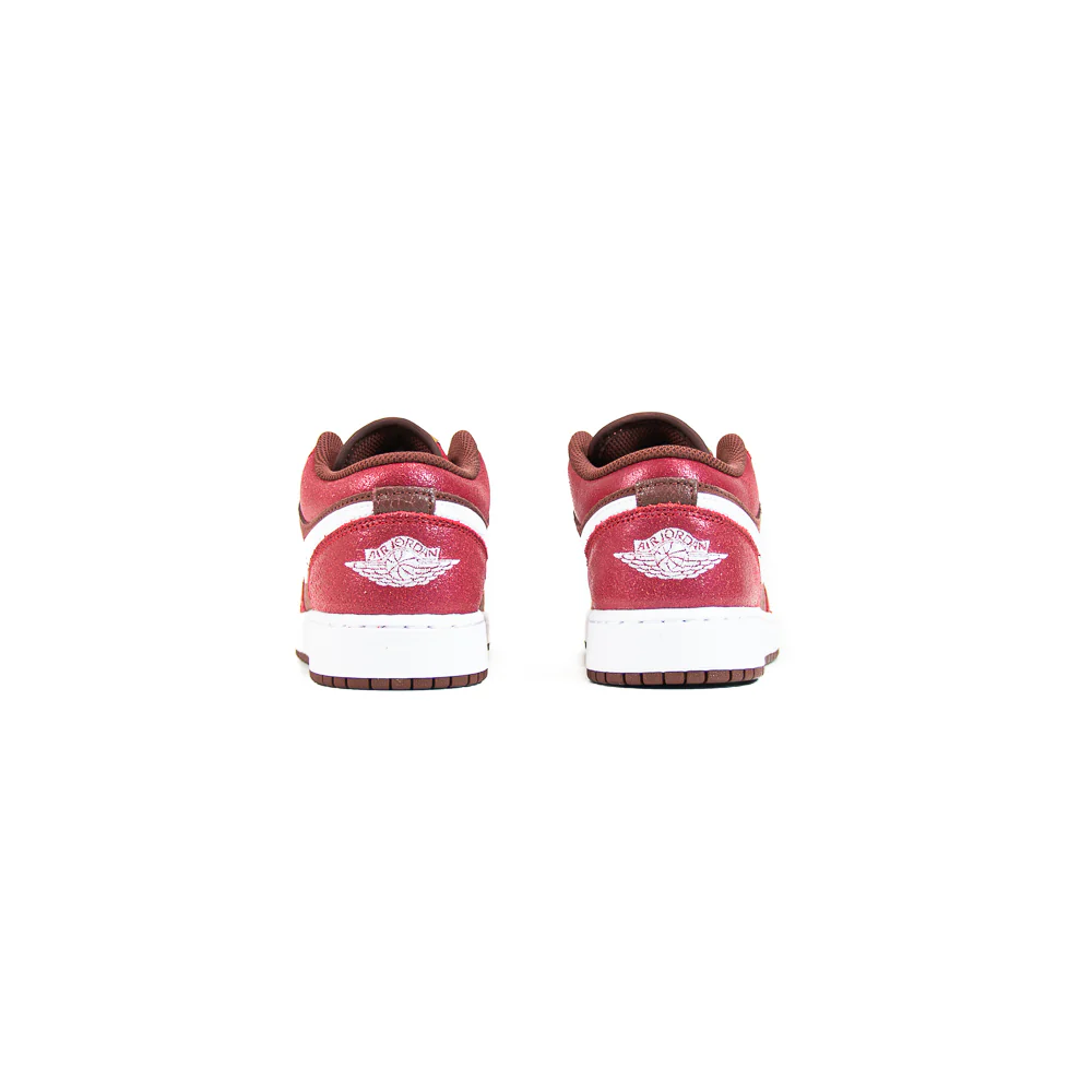 Air Jordan 1 Low GS (SE) (Dark Pony/White-Varsity Red) - Image 3