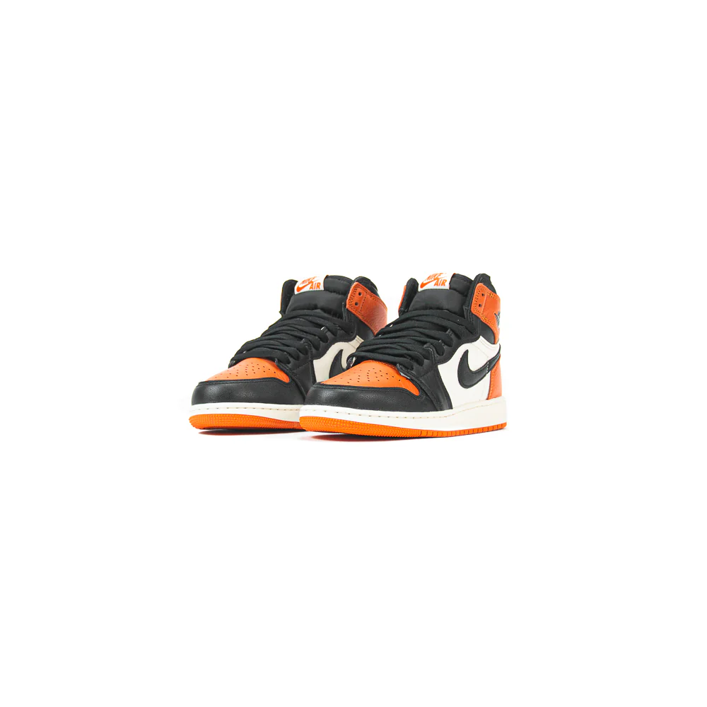 Air Jordan 1 Retro High OG GS (Black/Black-Sail-Starfish) - Image 2
