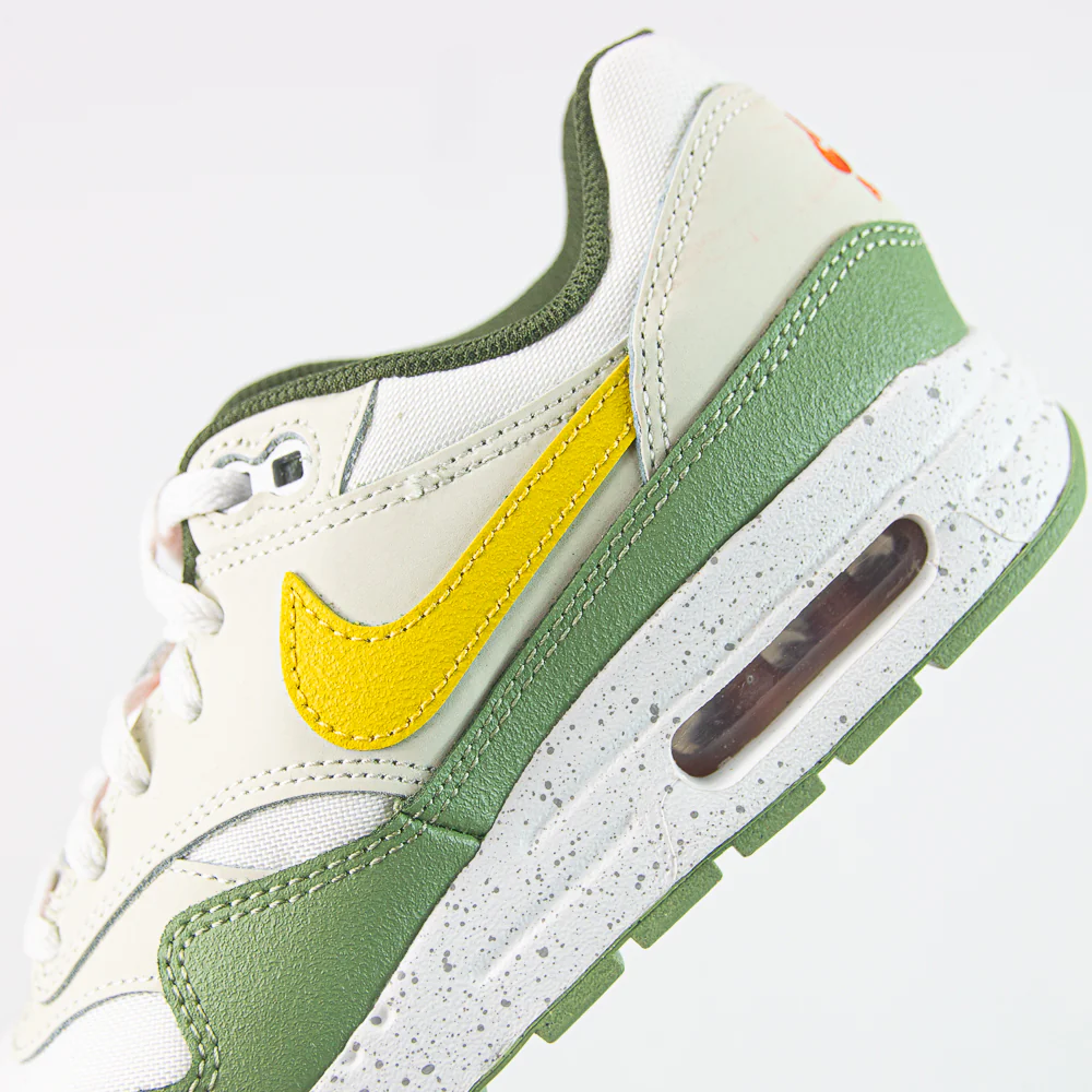 Air Max 1 SE (GS) (Summit White/Vivid Sulfur) - Image 5