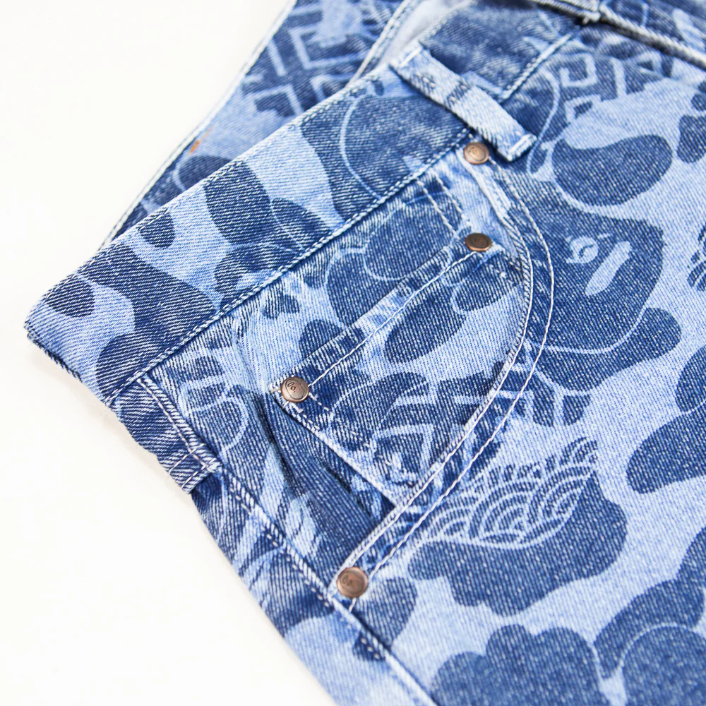 Asia Camo Denim Pants (Indigo) - Image 2