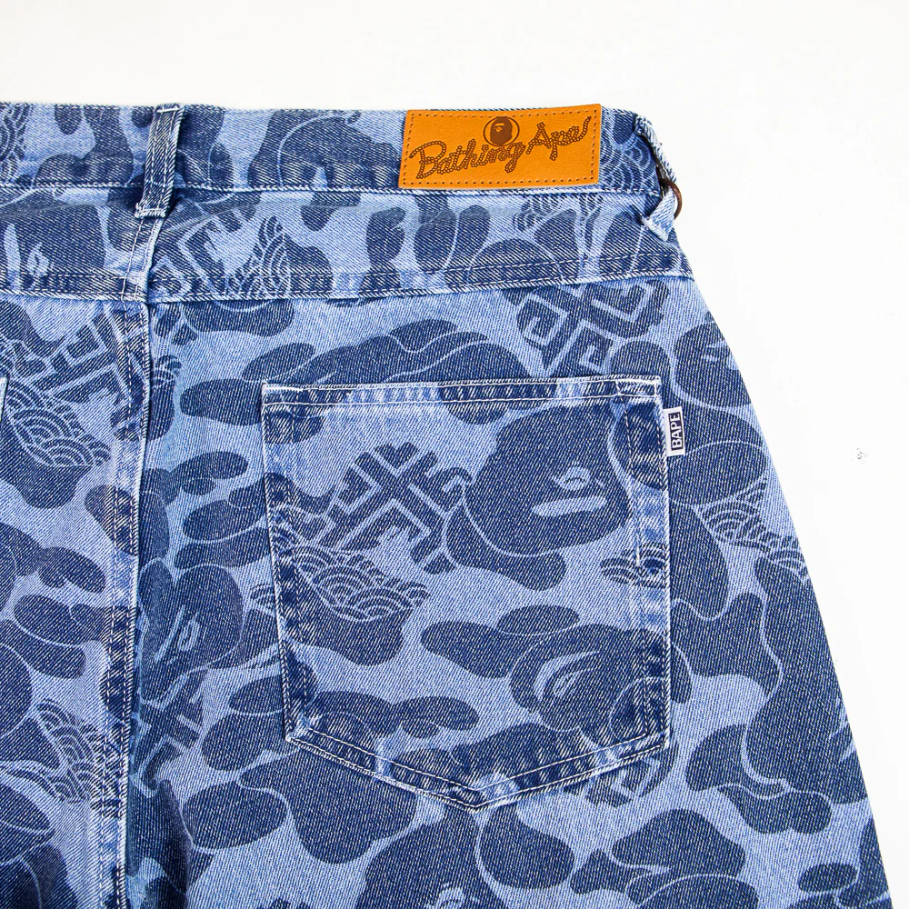 Asia Camo Denim Pants (Indigo) - Image 3