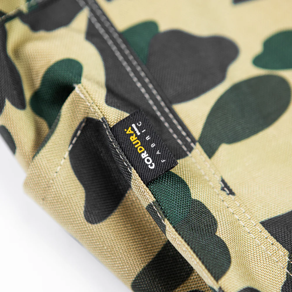 BAPE 1st Camo Cordura Shoulder Bag (Yellow) - Image 2