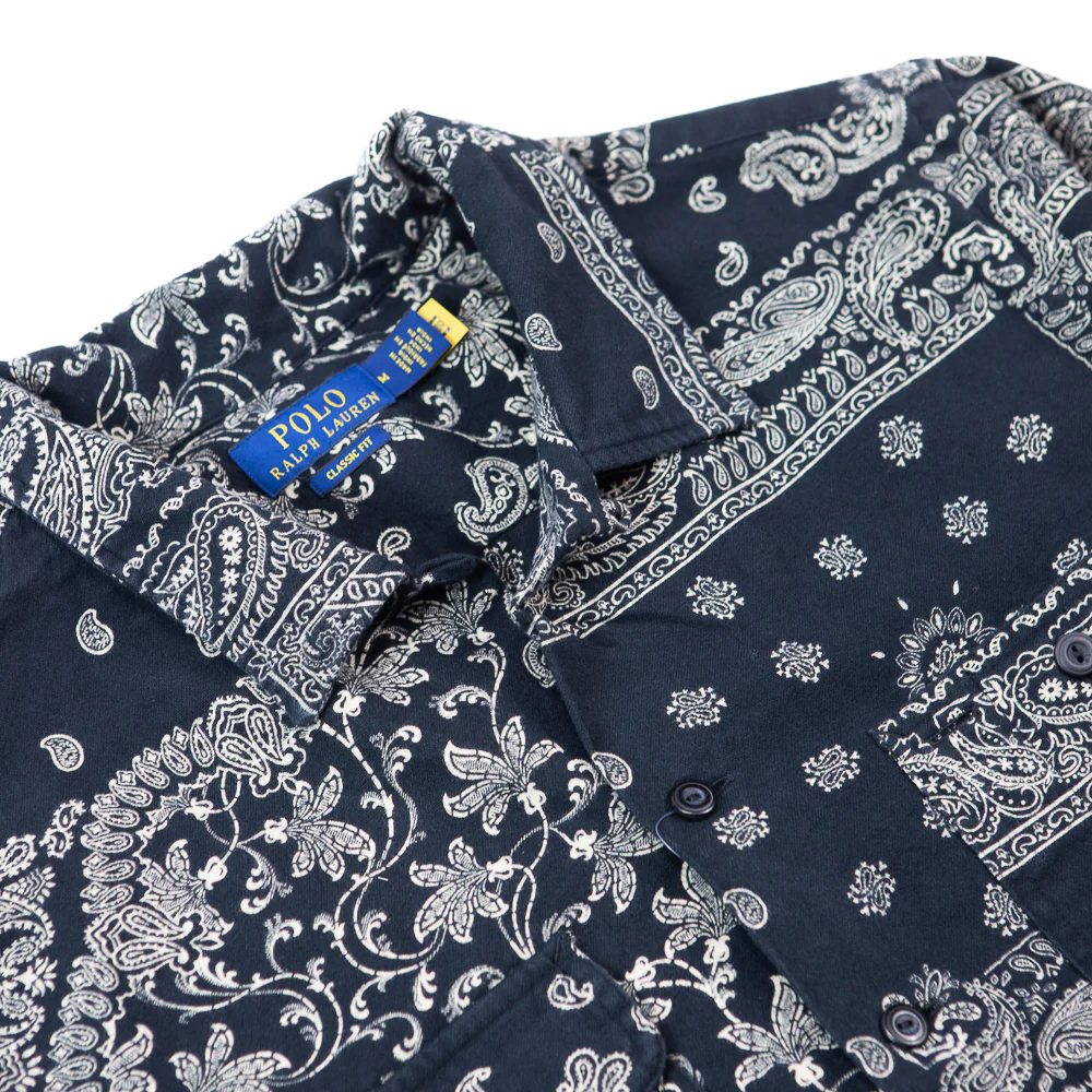 Brushed Cotton Flannel Dungaree Patchwork Shirt (Yukon Patchwork) - Image 2