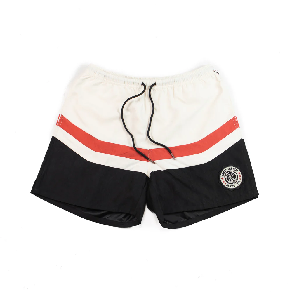 Brushed Poly Track Short (Black)