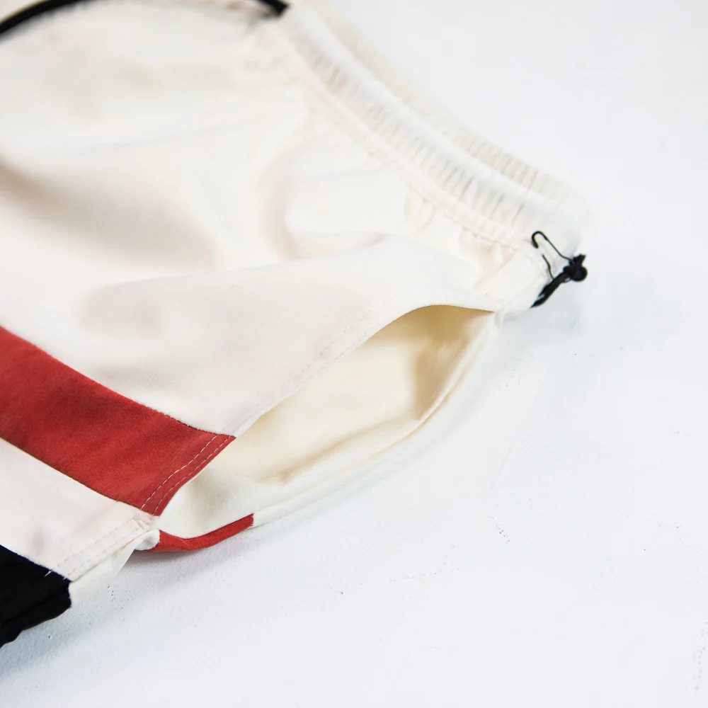Brushed Poly Track Short (Black) - Image 3