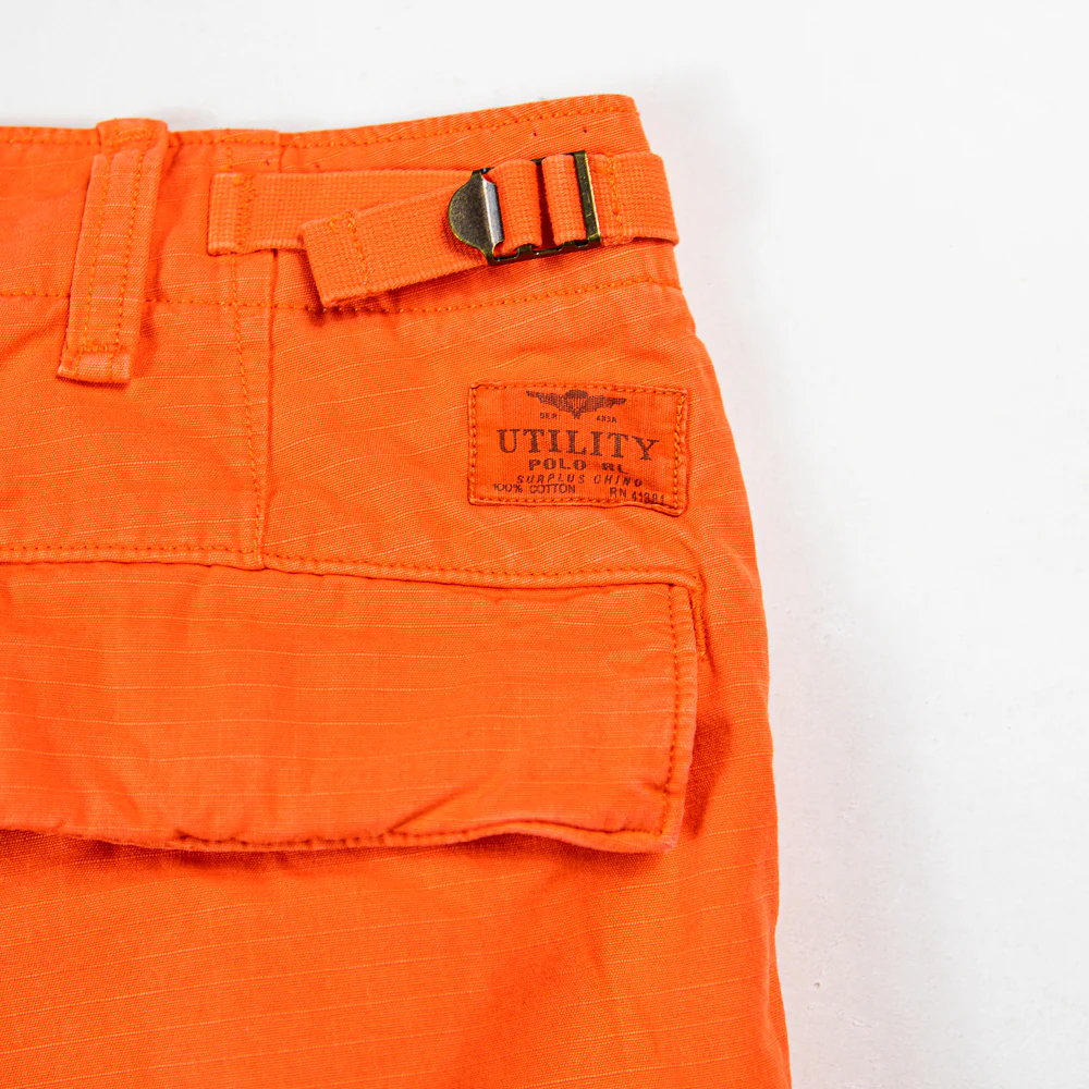 Burroughs Relaxed Fit Ripstop Cargo Pant (Bright Signal Orange) - Image 3