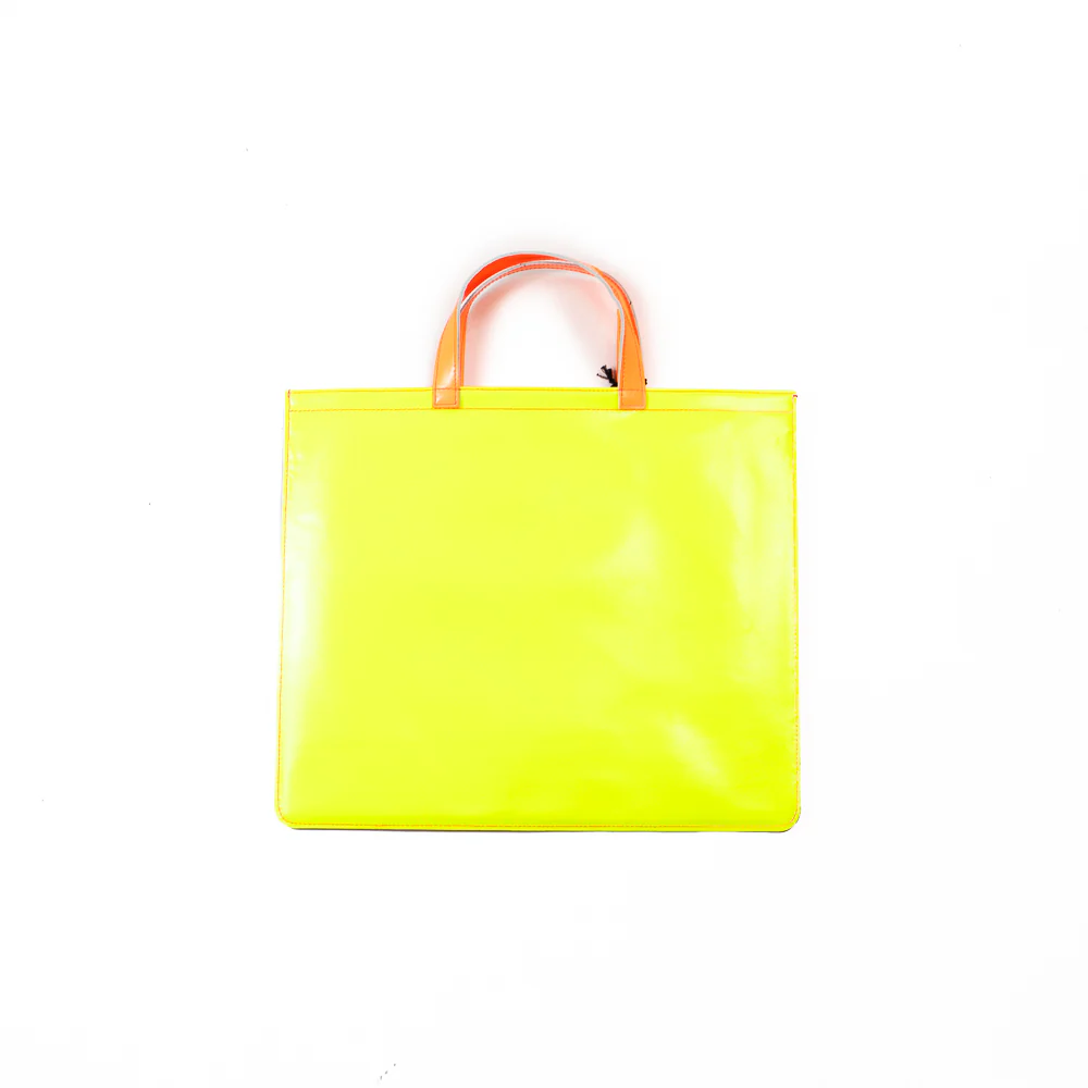 CDG Super Fluo Tote Bag (Pink/Yellow) - Image 2