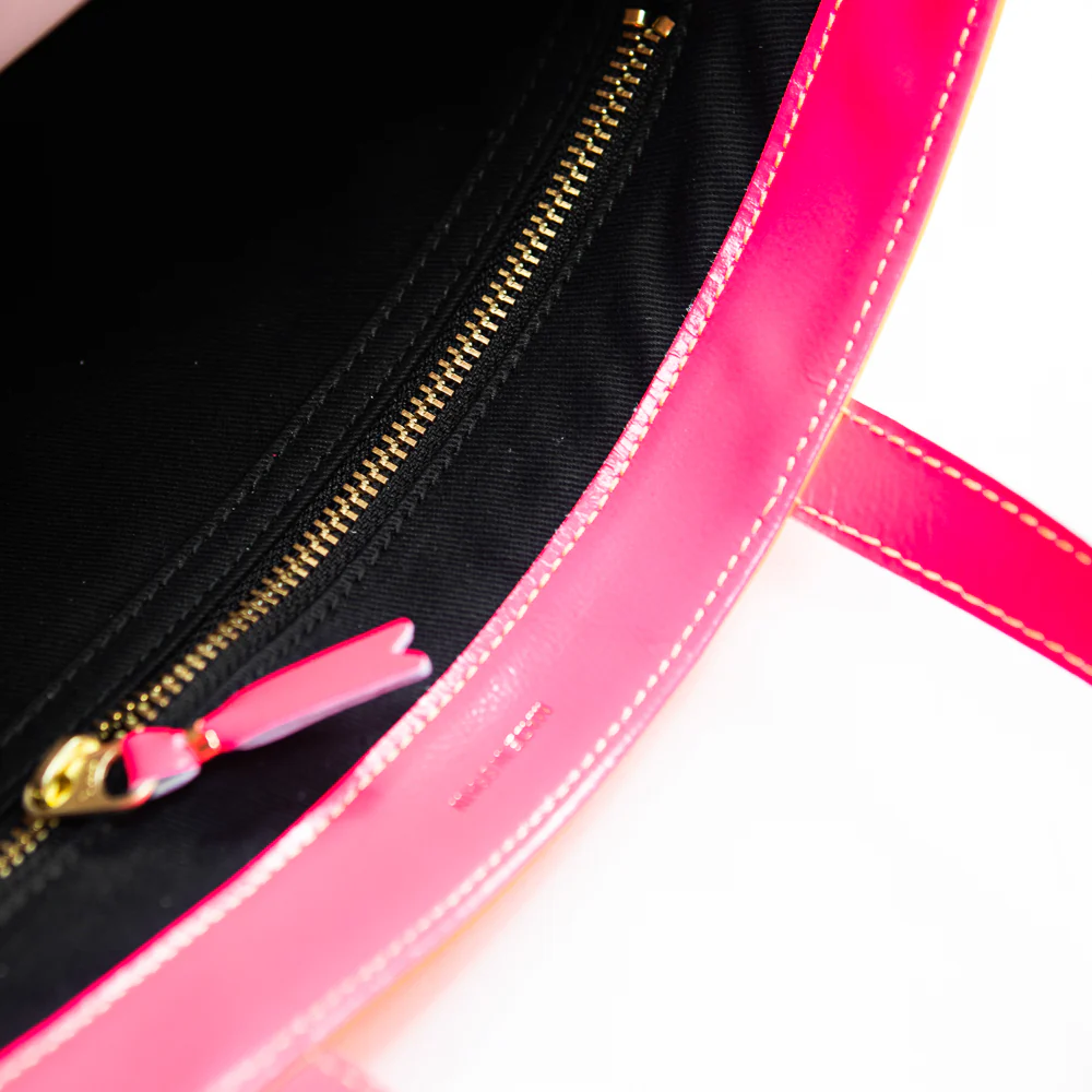 CDG Super Fluo Tote Bag (Yellow/Orange) - Image 5