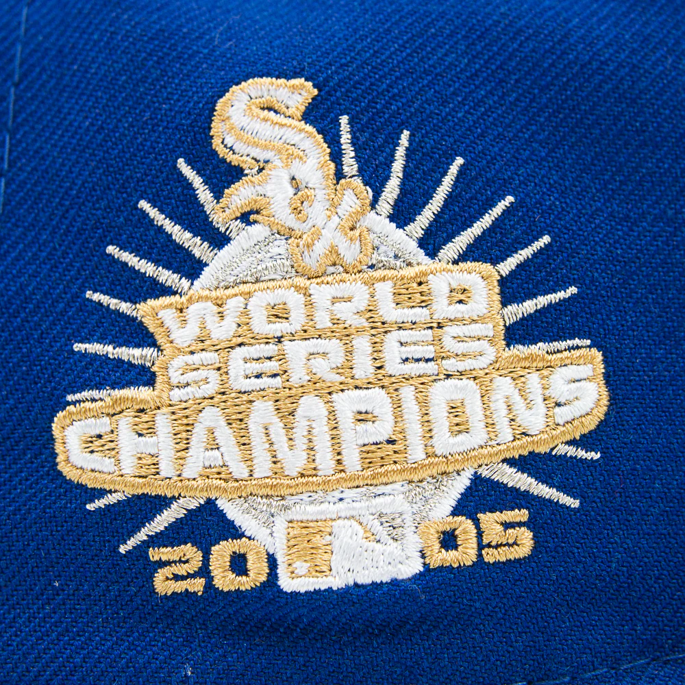 Chicago White Sox 2005 World Series Fitted Cap (Royal) - Image 2