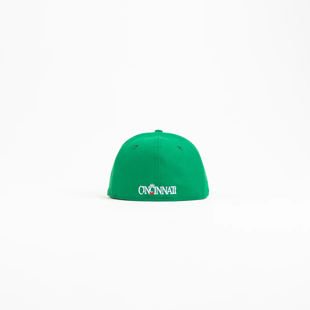 Cincinnati Bearcats Vault Fitted Cap (Botanical Green) - Image 2