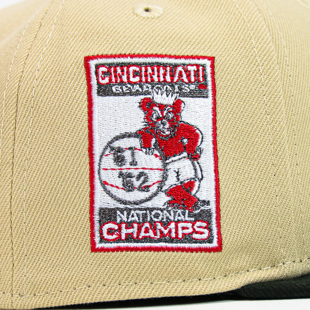 Cincinnati Bearcats Vault Fitted Cap (Vegas Gold/Black) - Image 2
