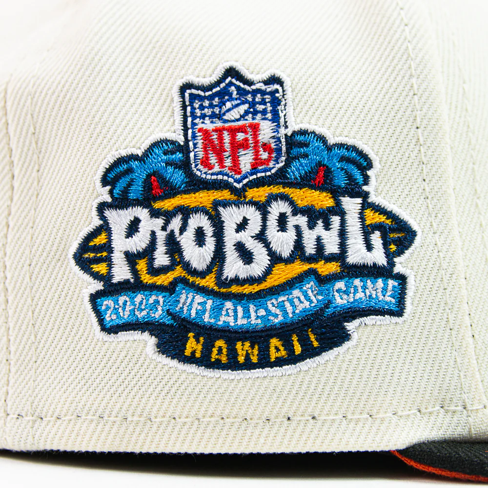Cincinnati Bengals Pro Bowl Fitted Cap (Cream/Orange) - Image 2