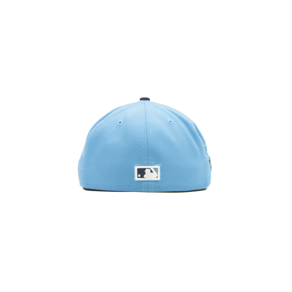 Cincinnati Reds 150th Anniversary Fitted Cap (Sky Blue/Navy) - Image 3