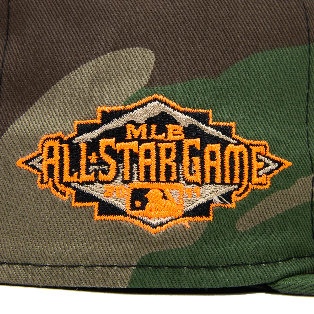 Cincinnati Reds 2011 All-Star Fitted Cap (Camo/Safety Orange) - Image 2