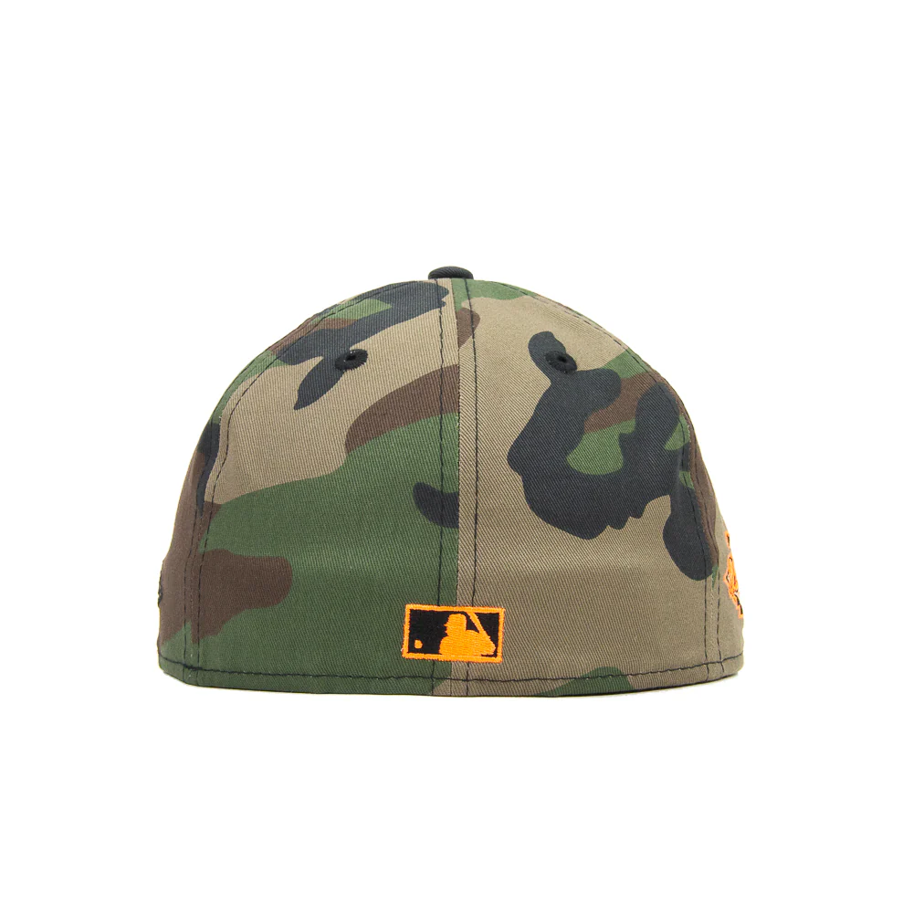 Cincinnati Reds 2011 All-Star Fitted Cap (Camo/Safety Orange) - Image 3