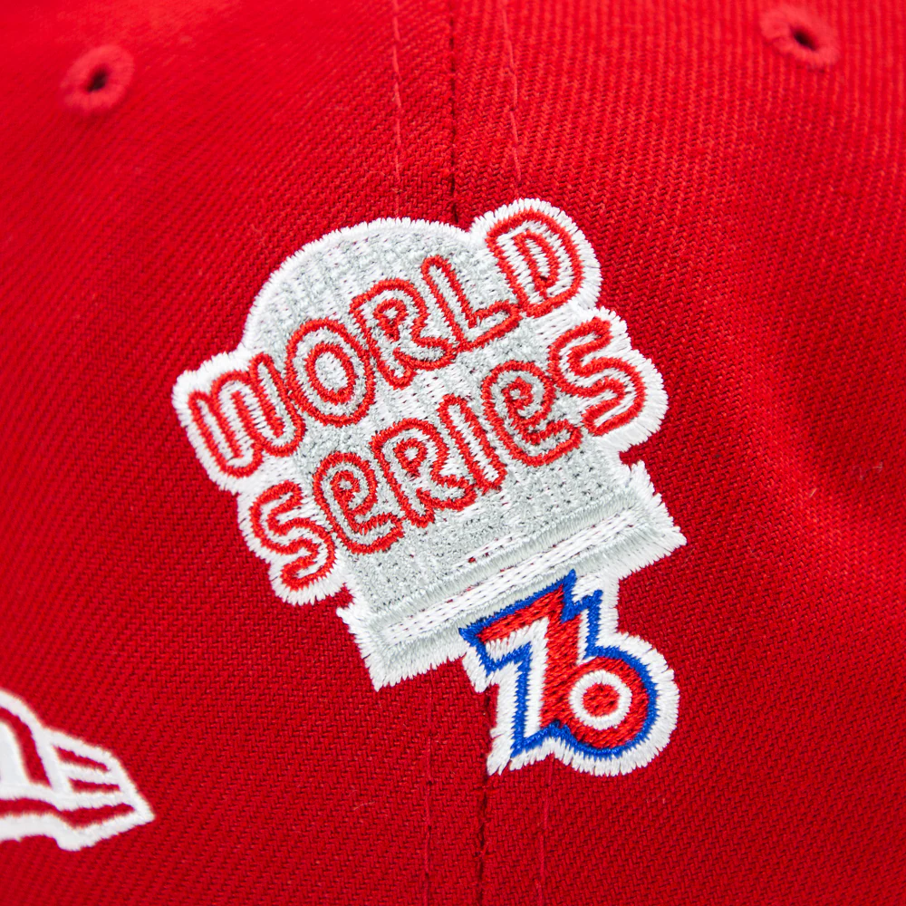 Cincinnati Reds 5x Champs Fitted Cap (Red/Black) - Image 5