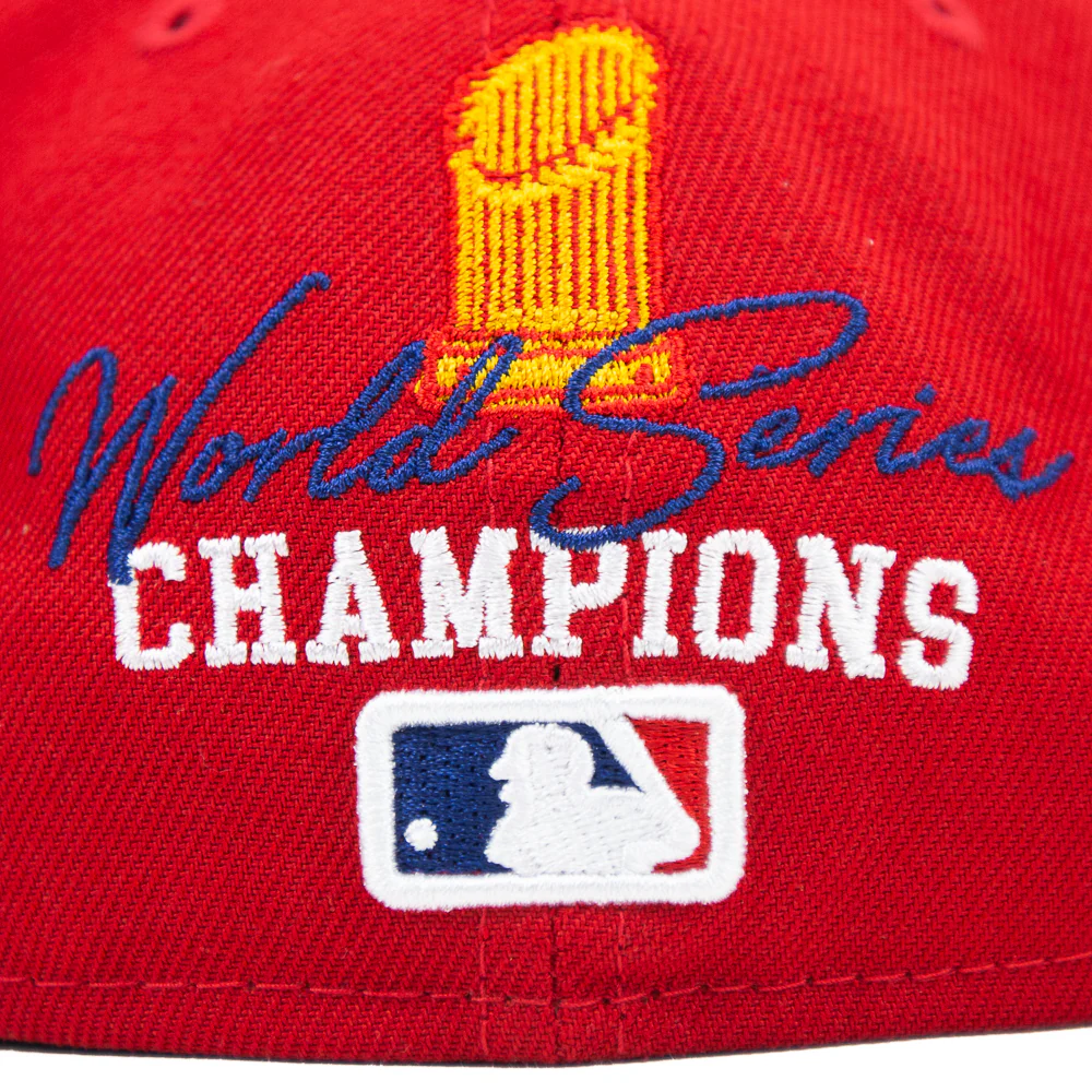 Cincinnati Reds 5x Champs Fitted Cap (Red/Black) - Image 7