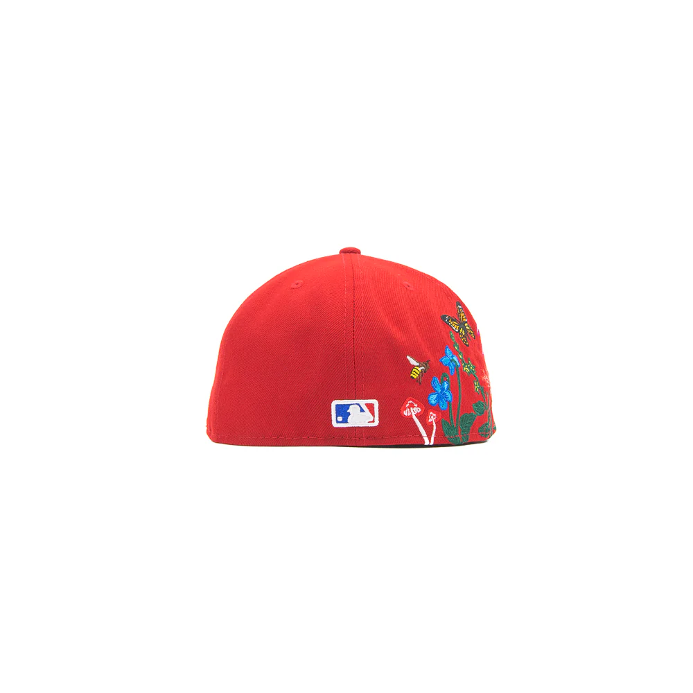Cincinnati Reds Blooming Fitted (Red) - Image 2