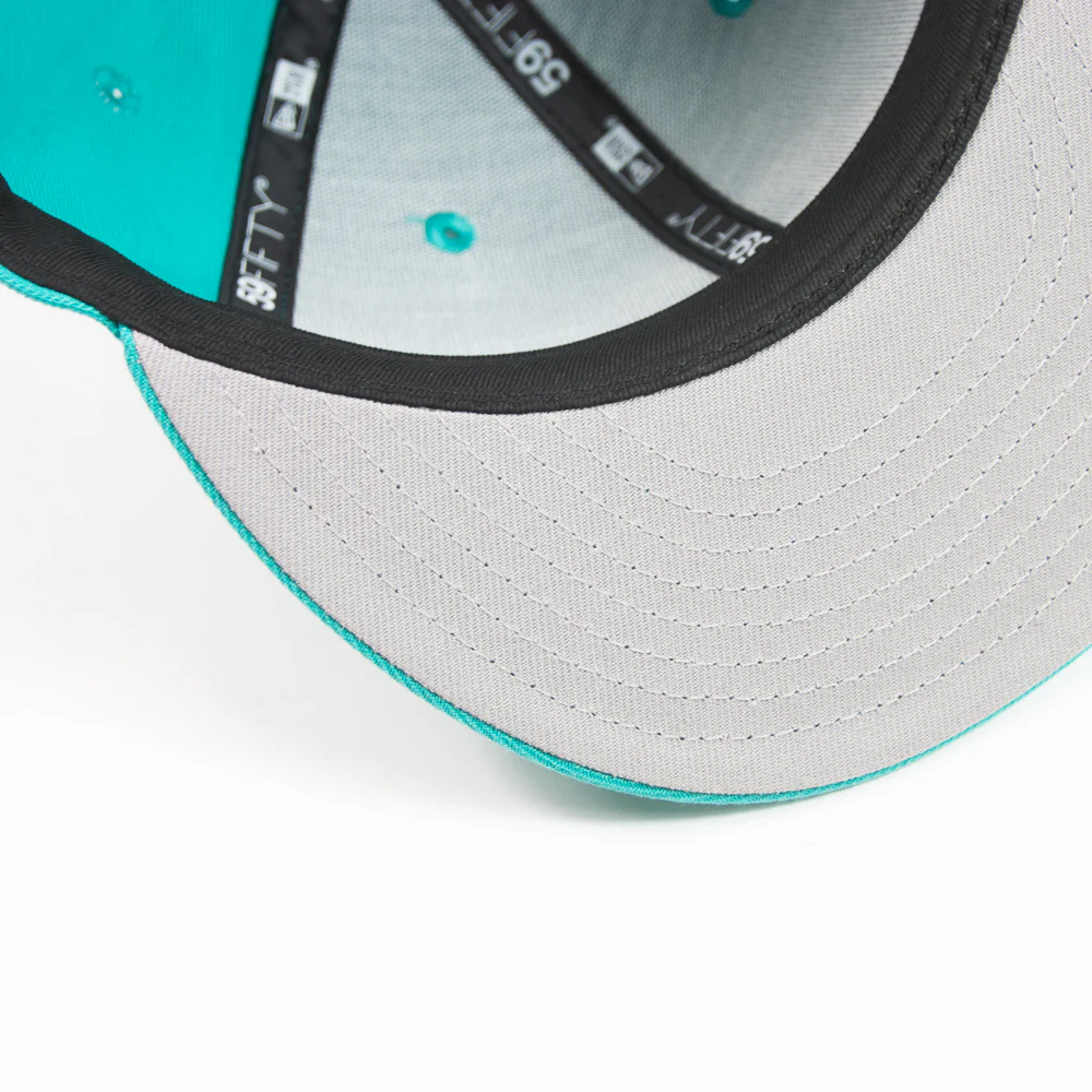 Cincinnati Reds City Connect Fitted Cap (Teal/White) - Image 5