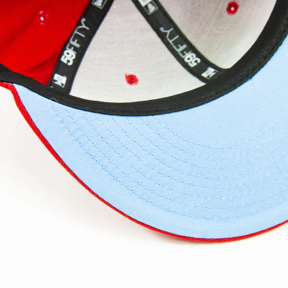 Cincinnati Reds Cloud UV Fitted Cap (Red) - Image 4