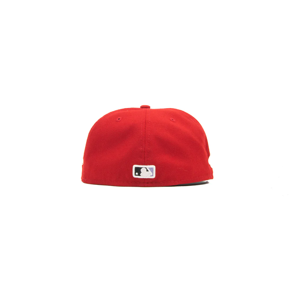 Cincinnati Reds Color Pop UV Fitted Cap (Red/Lavender) - Image 2