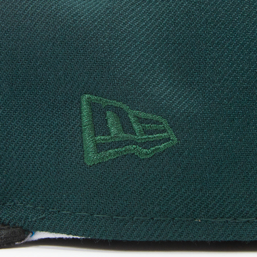 Cincinnati Reds Fitted Cap (Dark Green/Black Corduroy) - Image 3