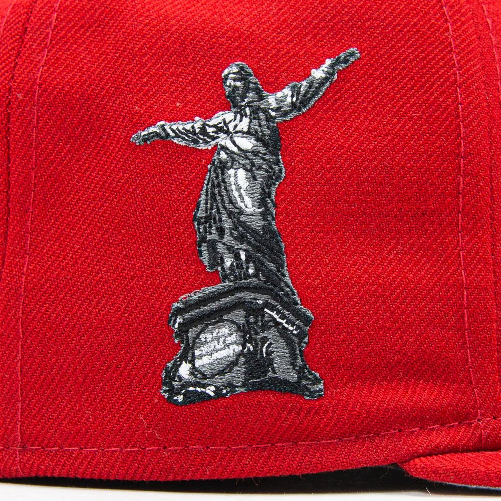 Cincinnati Reds Fountain Fitted Cap (Red) - Image 4