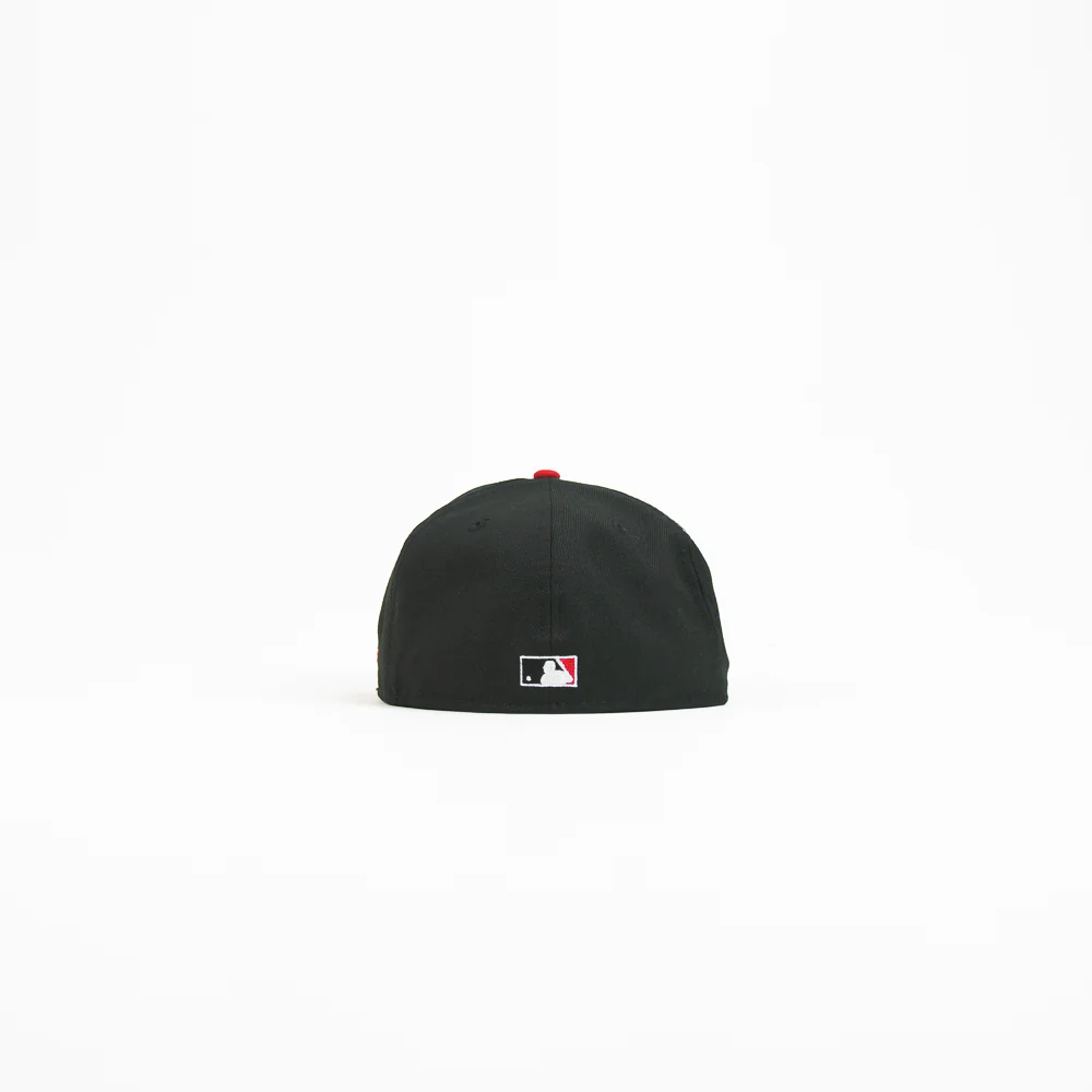 Cincinnati Reds KGJ Fitted Cap (Black/Red) - Image 3