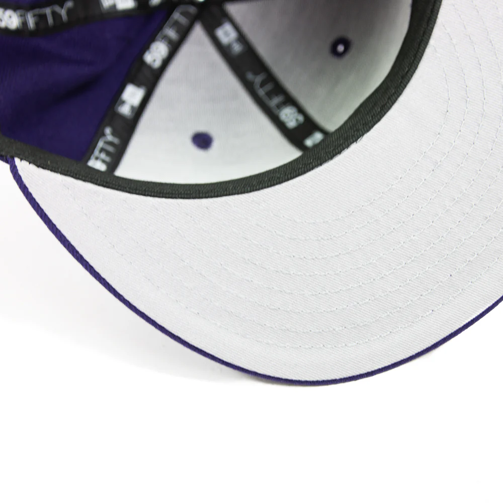 Cincinnati Reds Ohio Side-Patch Fitted Cap (Purple) - Image 5