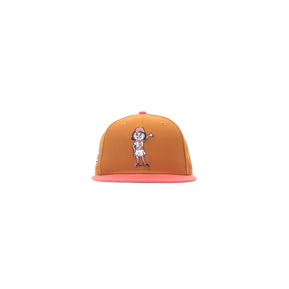 Cincinnati Reds Rosie Red Fitted Cap (Earthy Brown/Coral)