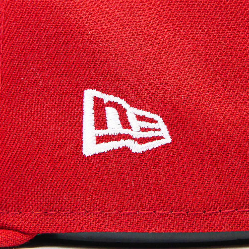 Cincinnati Reds Side Split Fitted Cap (Red) - Image 4