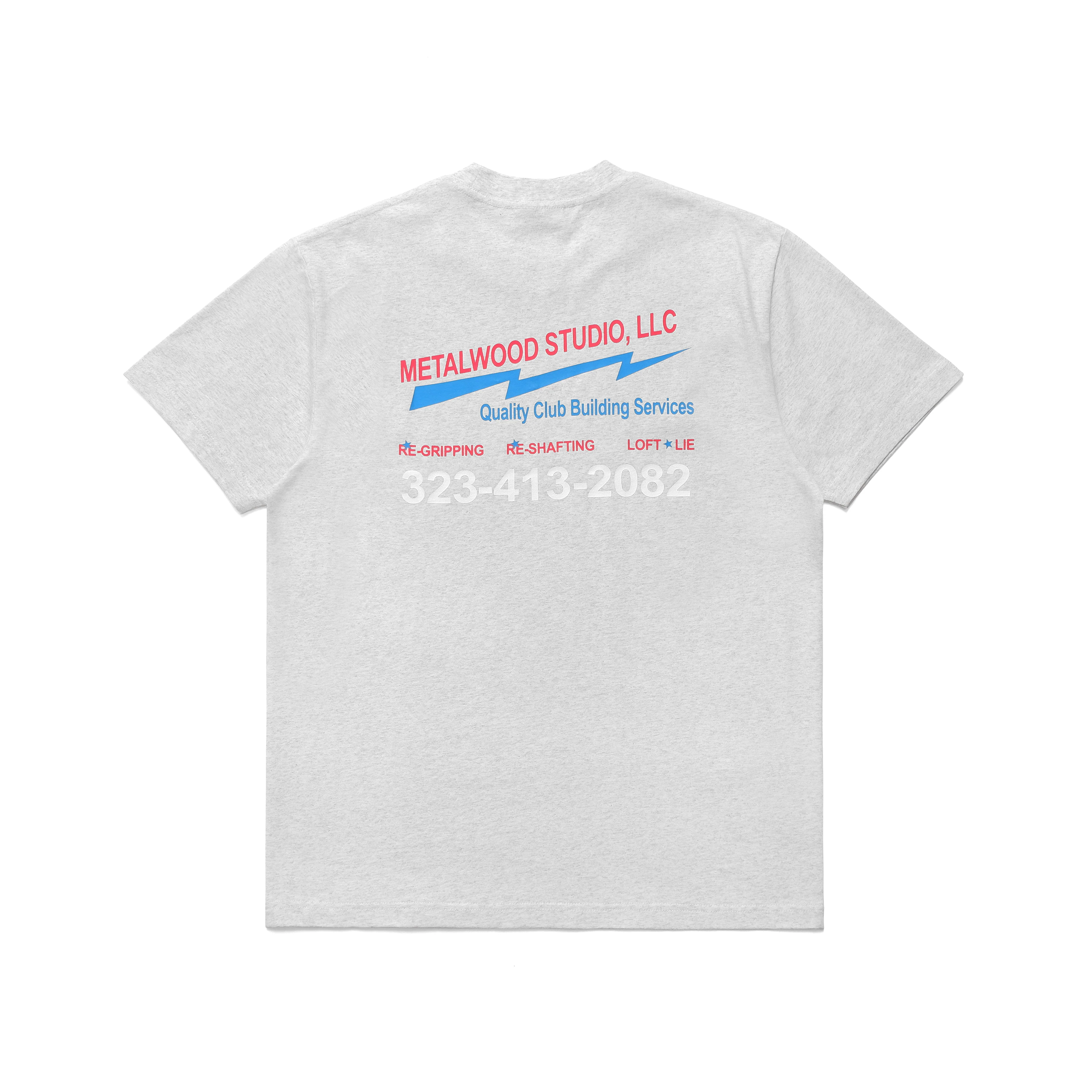 Club Building T-Shirt (Heather Grey) - Image 2