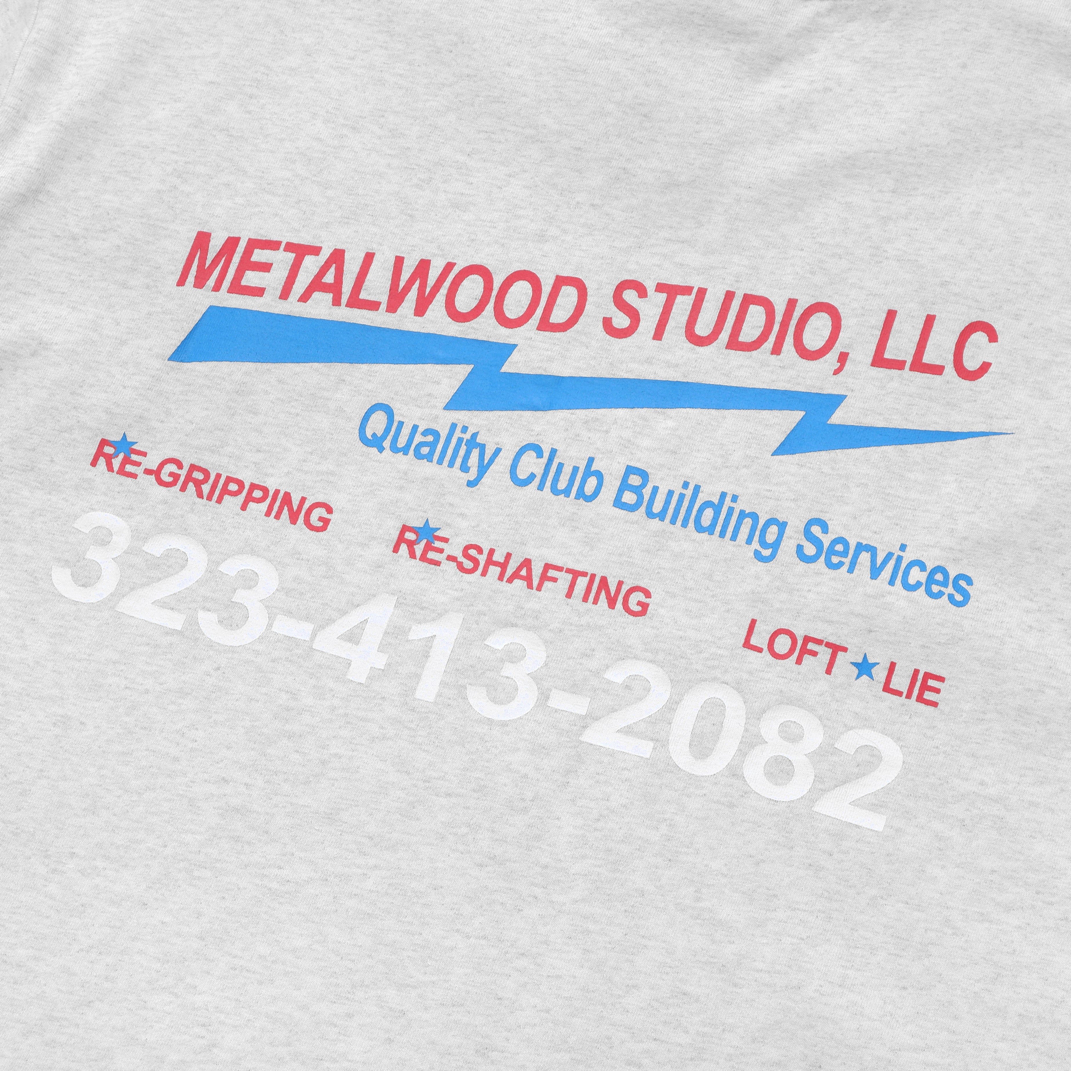 Club Building T-Shirt (Heather Grey) - Image 3