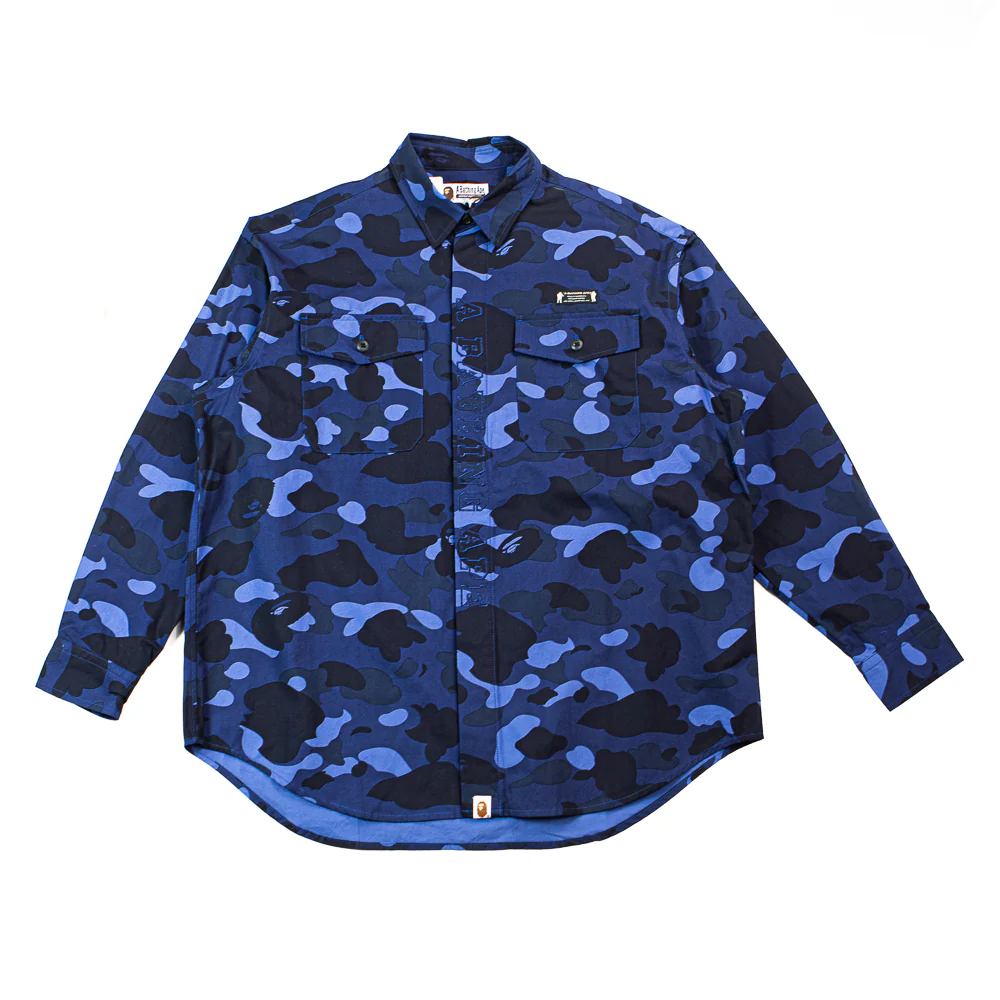 Color Camo CPO Shirt (Navy)