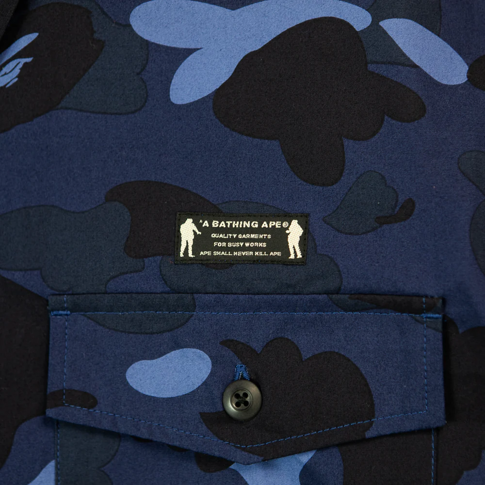 Color Camo CPO Shirt (Navy) - Image 2