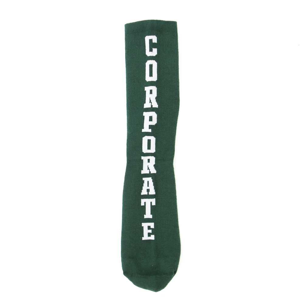 Corporate Collegiate Crew Sock (Forest Green) - Image 2
