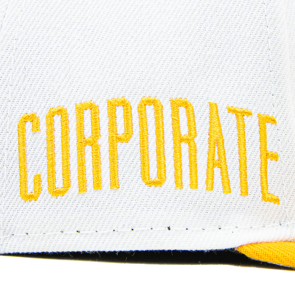Corporate x Cincinnati Reds Queen City Fitted Cap (White/Citrine) - Image 2