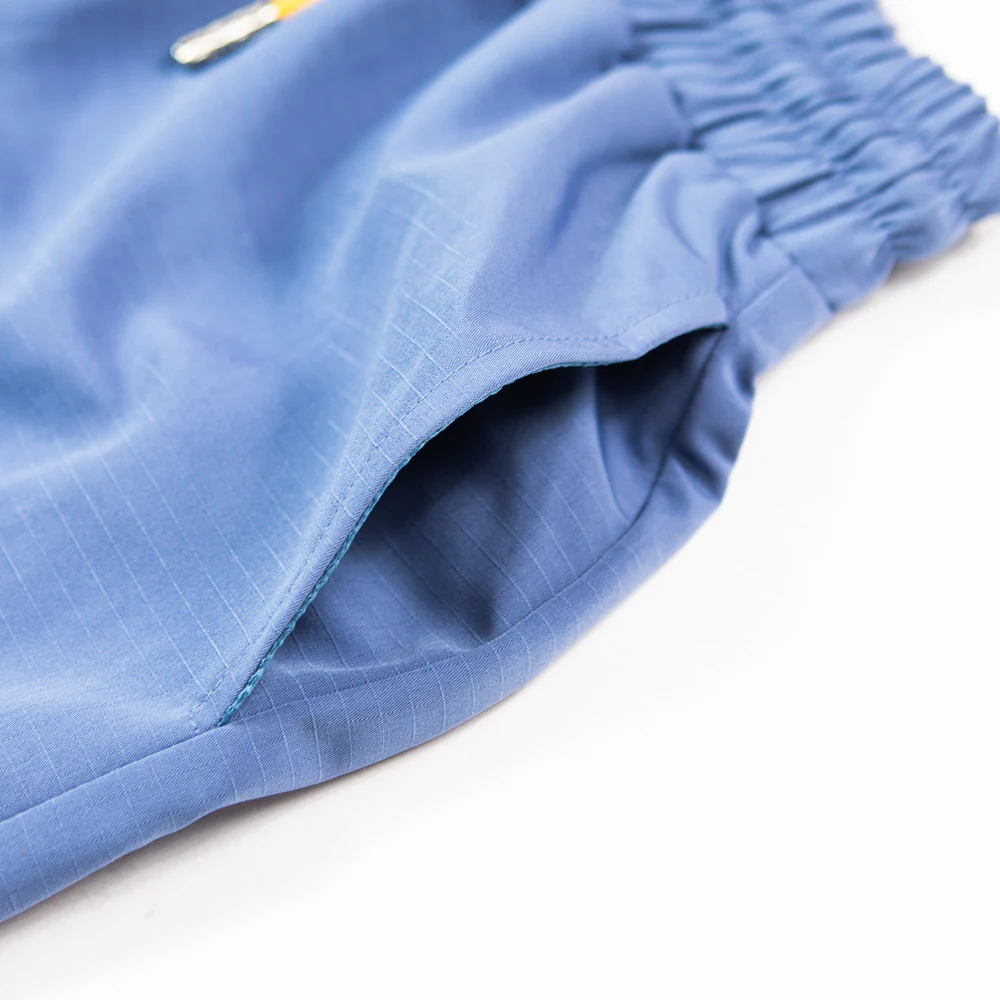 Cursive Ripstop Shorts (Blue) - Image 2
